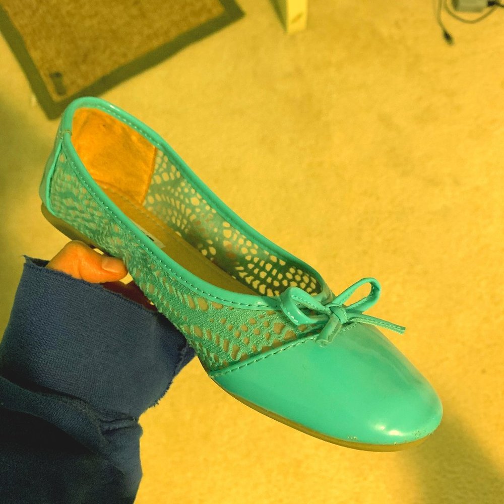 American Eagle Blue Flat Shoes